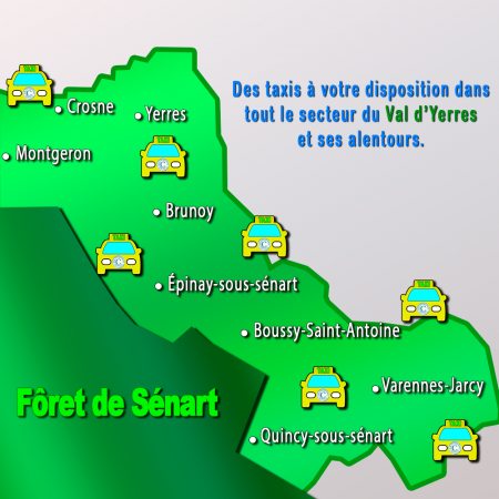 Carte Taxi Conventionné 91 Carte Liste Taxi Conventionné CPAM Essonne 91 VSL Transport Sanitaire